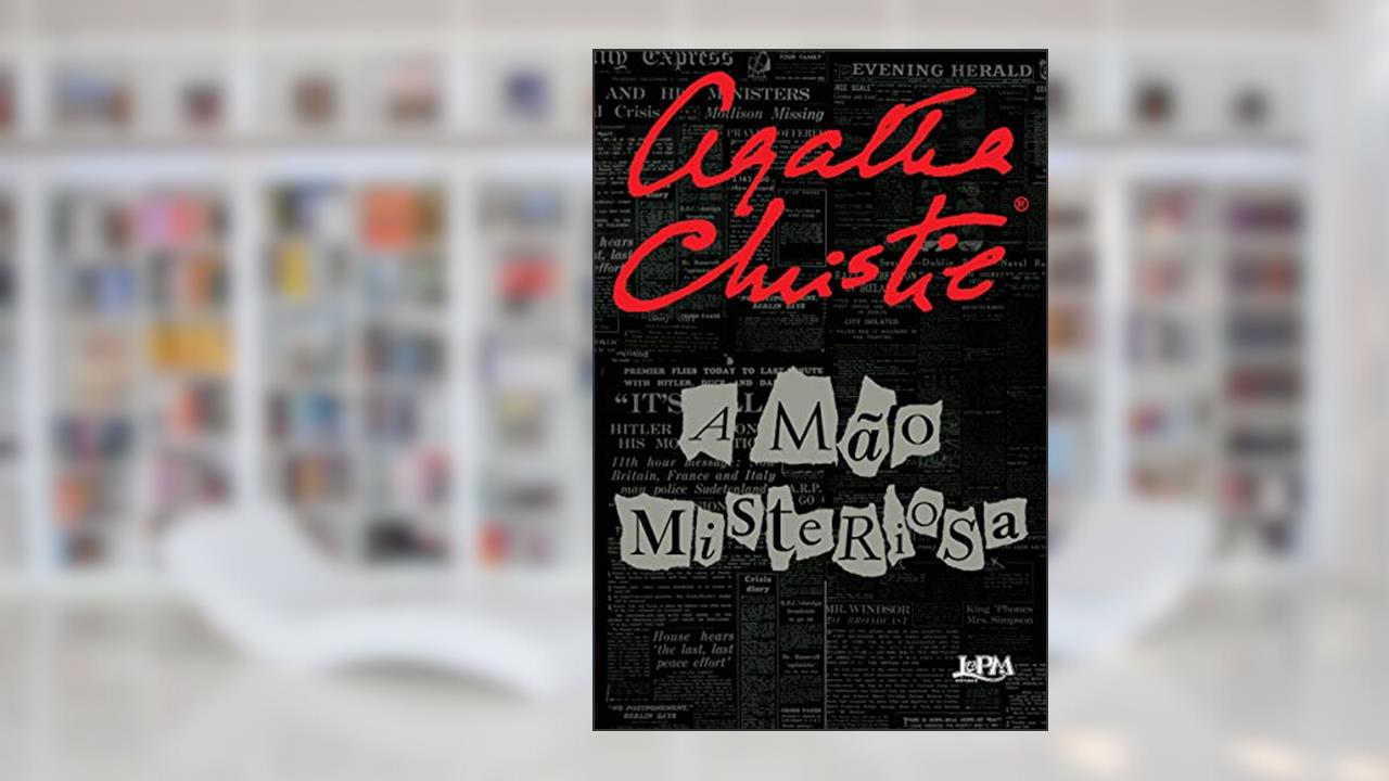 Capa de A Mão Misteriosa, do autor Agatha Christie