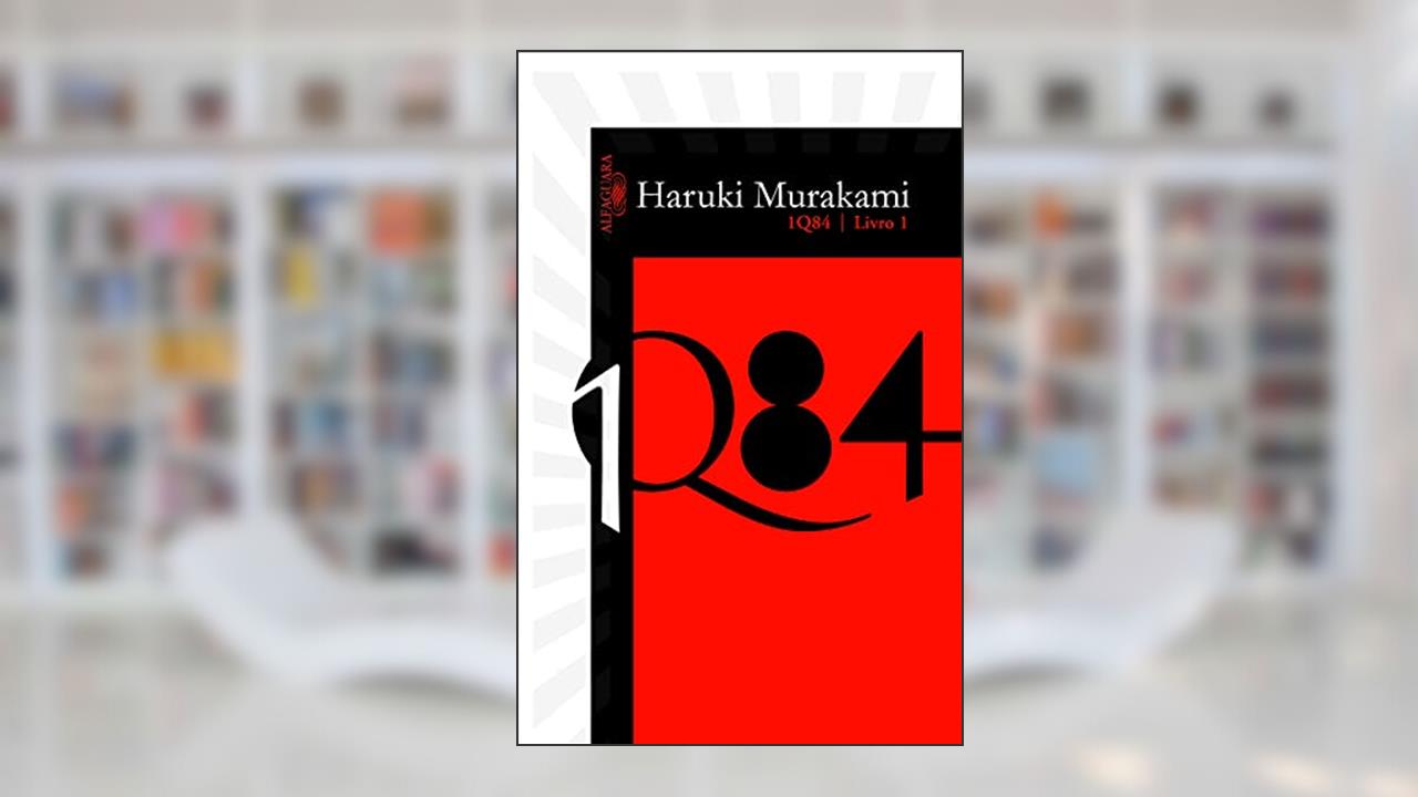 Capa de 1q84 - livro 1, do autor Haruki Murakami