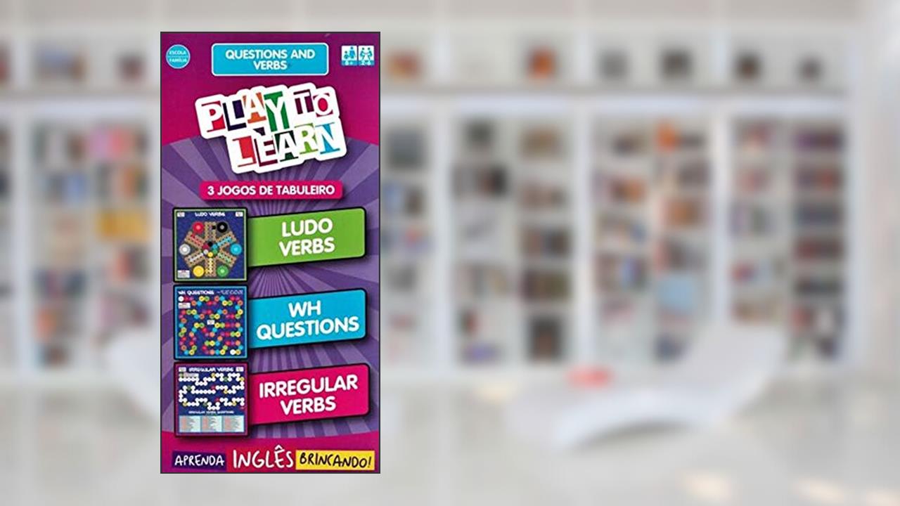 Capa de Play To Learn - Questions And Verbs - Ludo Verbs, Wh Questions E Irregular Verbs, do autor PLAY TO LEARN