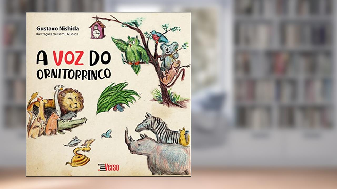 Capa de A voz do Ornitorrinco, do autor Gustavo Nishida