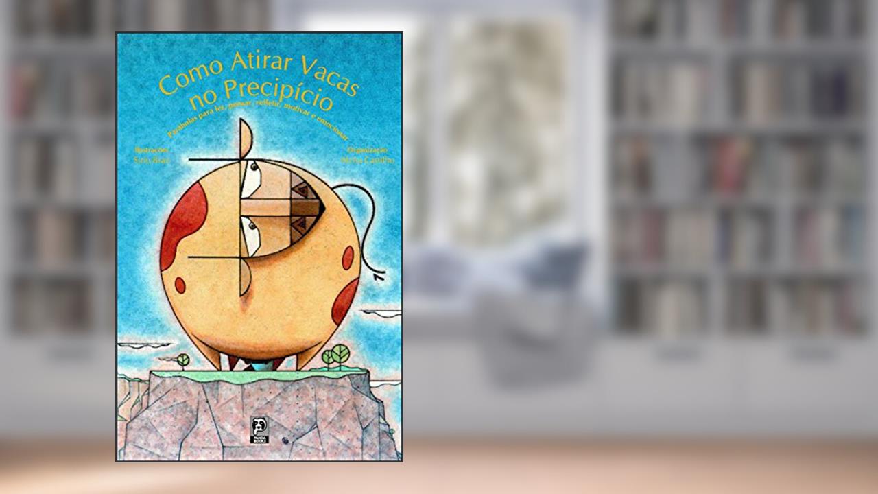 Capa de Como atirar vacas no precipício, do autor Alzira Castilho