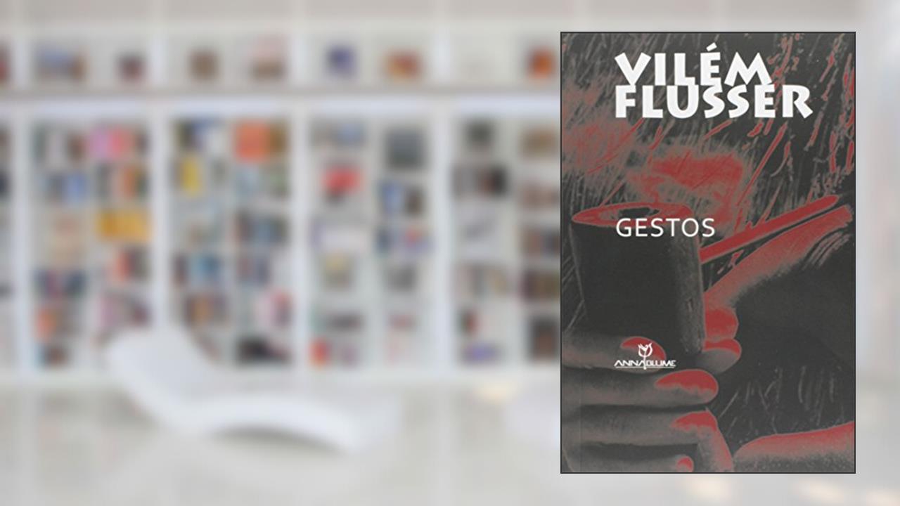 Capa de Gestos, do autor Vilém Flusser
