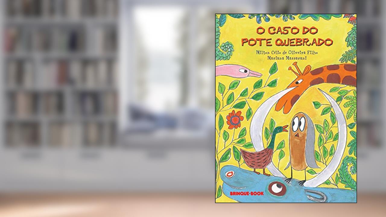 Capa de O caso do pote quebrado, do autor Milton Célio de Oliveira Filho