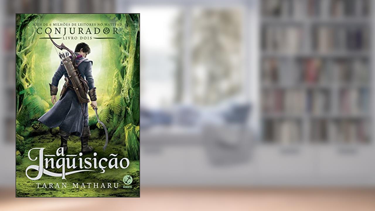 Capa de A Inquisição (Vol. 2 Conjurador), do autor Taran Matharu