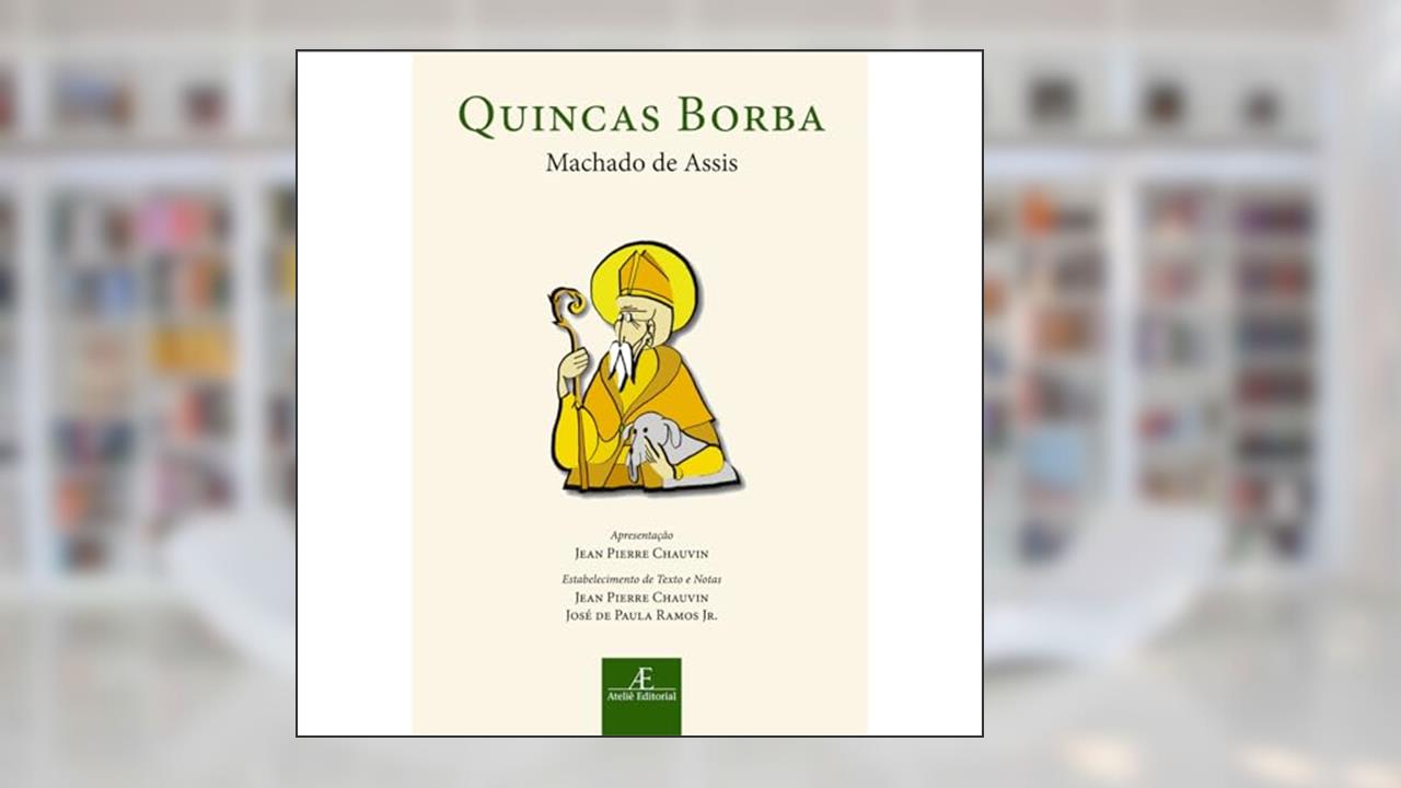 Capa de Quincas Borba, do autor Machado de Assis