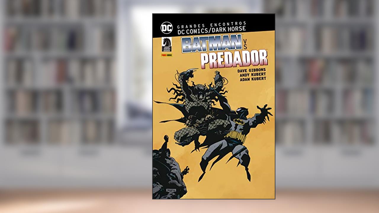 Capa de Grandes Encontros: dc Comics Dark Horse - Batman vs. Predador, do autor Dave Gibbons