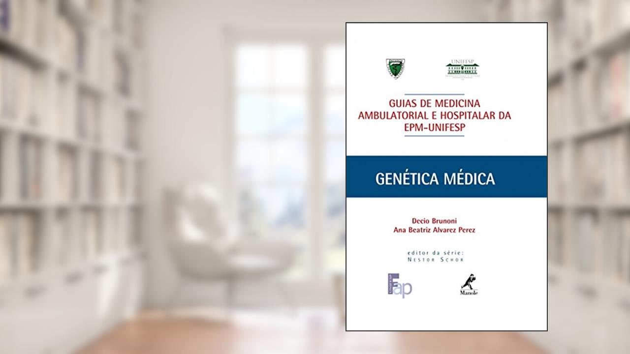 Capa de Genética médica, do autor Decio Brunoni