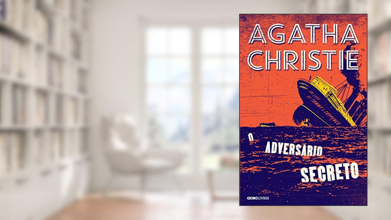 Capa de O adversário secreto, do autor Agatha Christie
