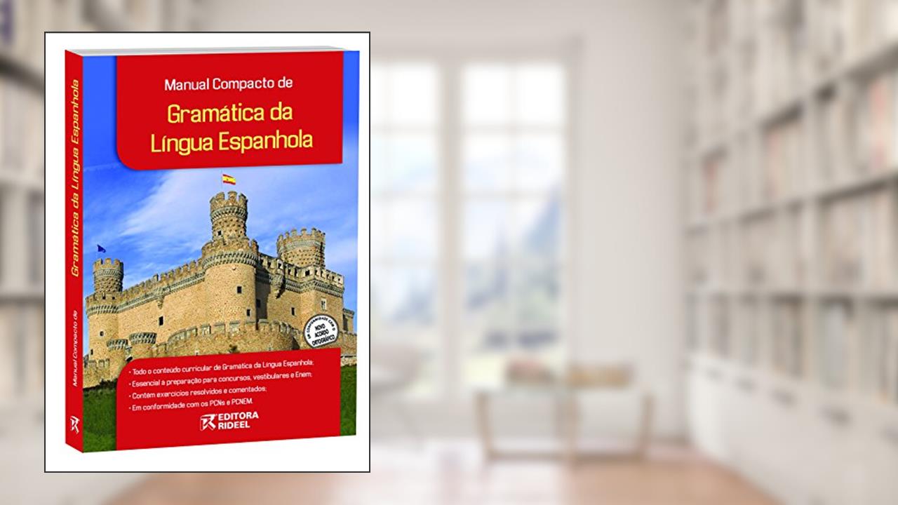 Capa de Manual Compacto de Gramática da Língua Espanhola, do autor SANDRA TRABUCCO VALENZUELA