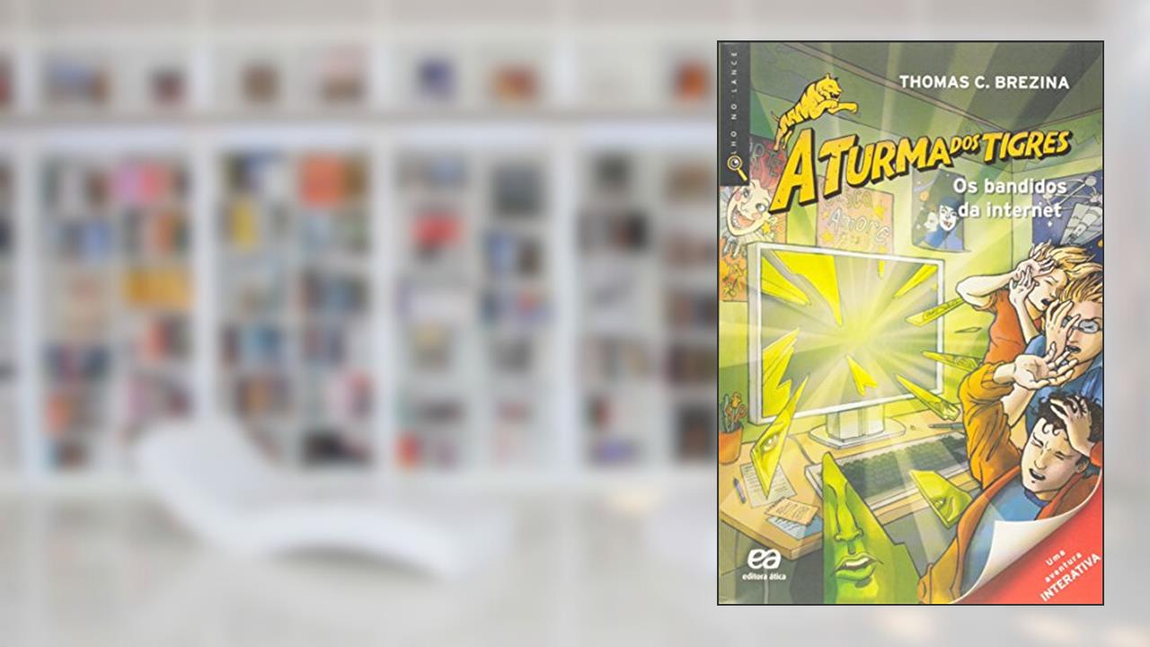 Capa de Os bandidos da internet, do autor Thomas Brezina