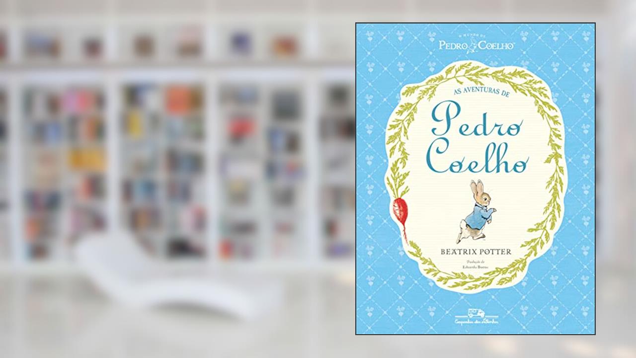 Capa de As aventuras de Pedro Coelho, do autor Beatrix Potter