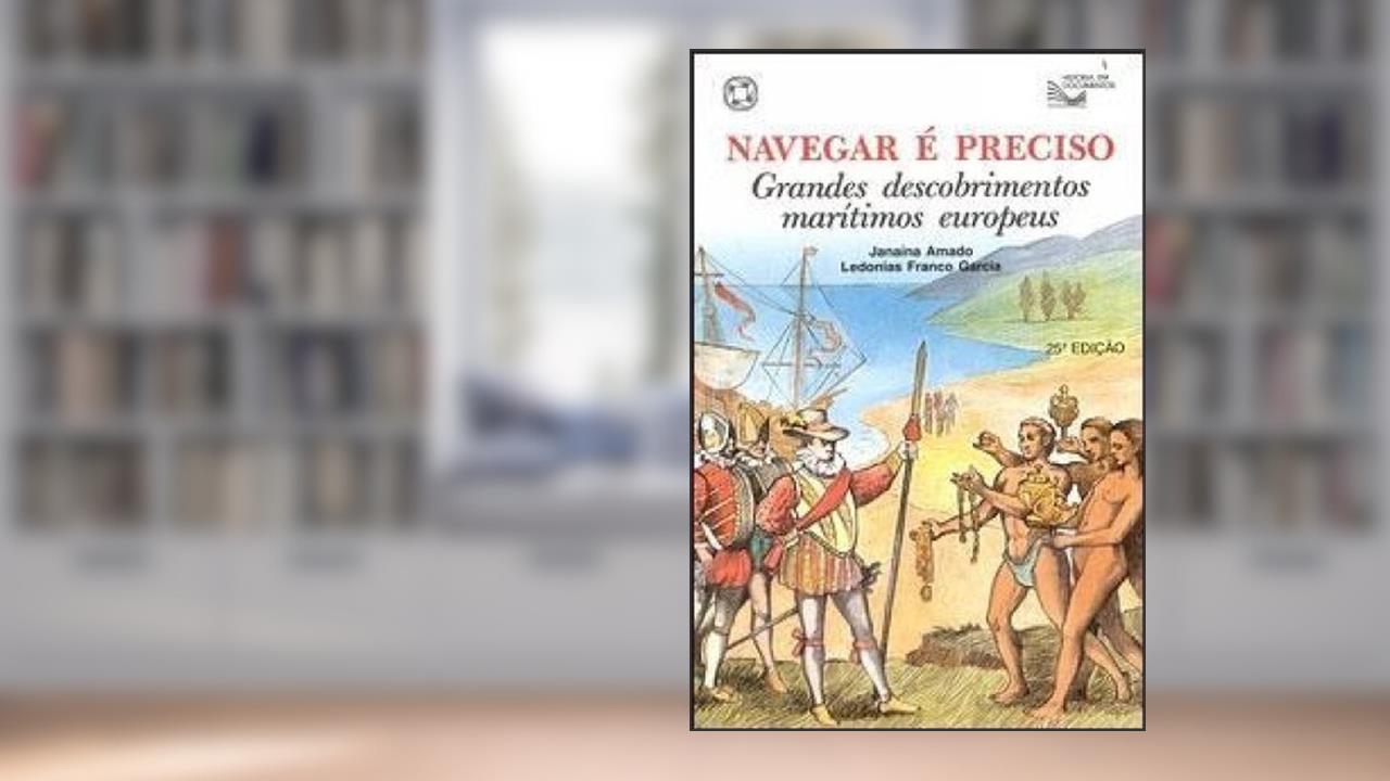 Capa de Navegar É Preciso, do autor Janaina Passos A.B. Figueiredo