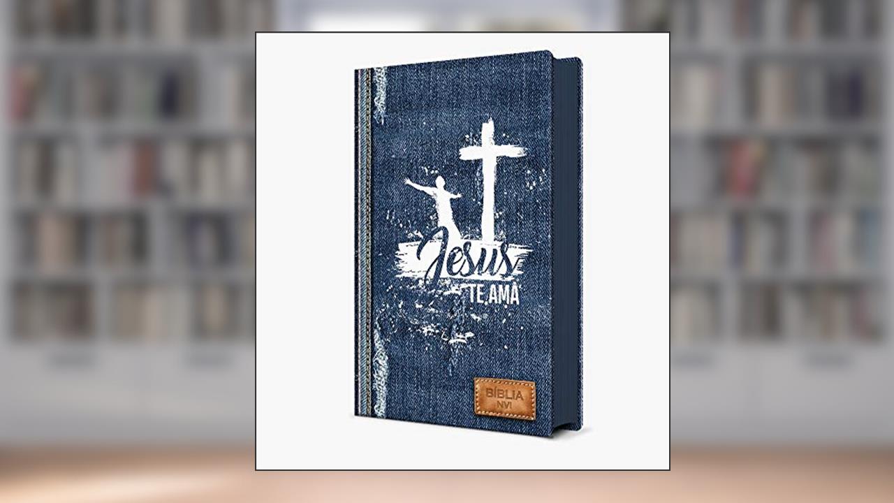Capa de Bíblia Sagrada Jeans - NVI, do autor João Ferreira de Almeida