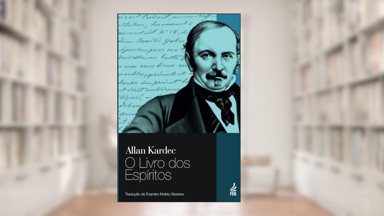 Capa de O Livro dos Espíritos, do autor Allan Kardec