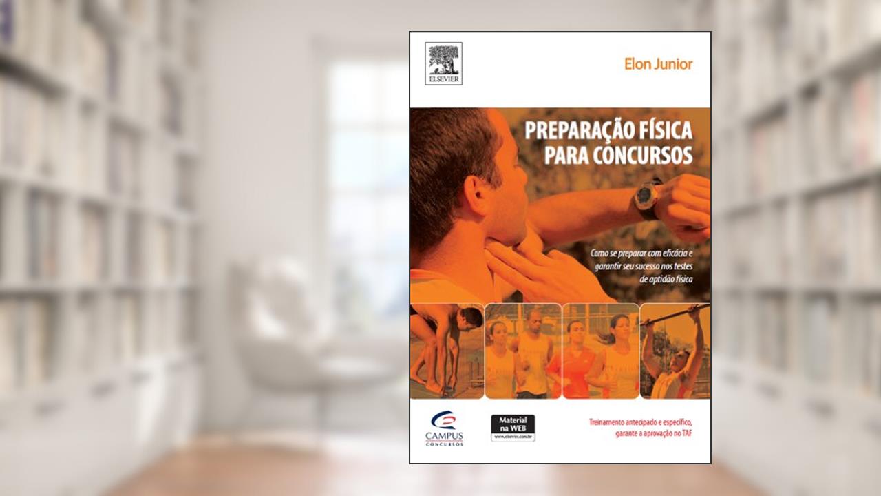 Capa de Preparação Física Para Concursos - Série Ferramentas do Desempenho, do autor Elon Junior
