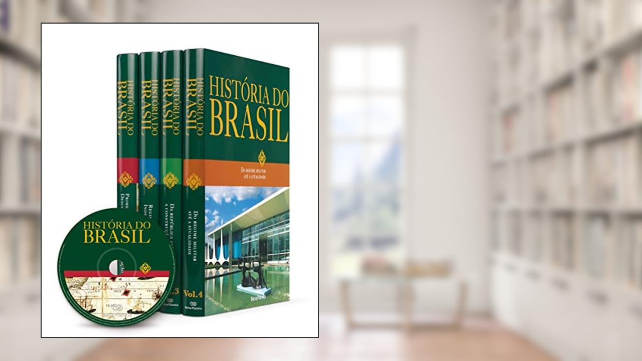 Capa de História do Brasil Barsa: 4 livros + 1 CD, do autor Editora Barsa Planeta