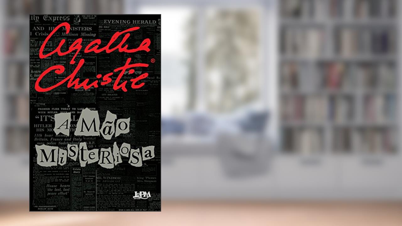 Capa de A Mão Misteriosa, do autor Agatha Christie