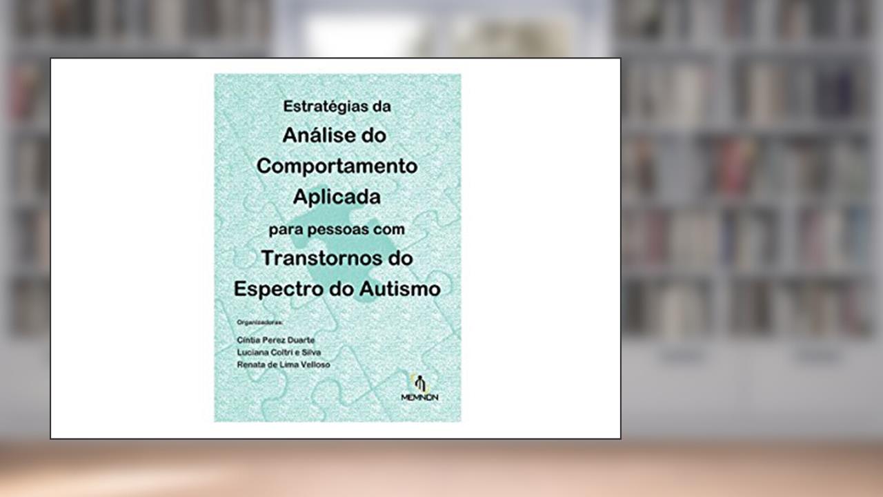 Capa de Estratégias da Análise do Comportamento Aplicada Para Pessoas com Transtornos do Espectro do Autismo, do autor Cintia Perez Duarte