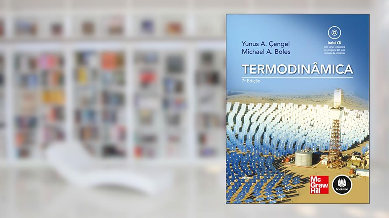 Capa de Termodinâmica, do autor Yunus A. Çengel; Michael A. Boles
