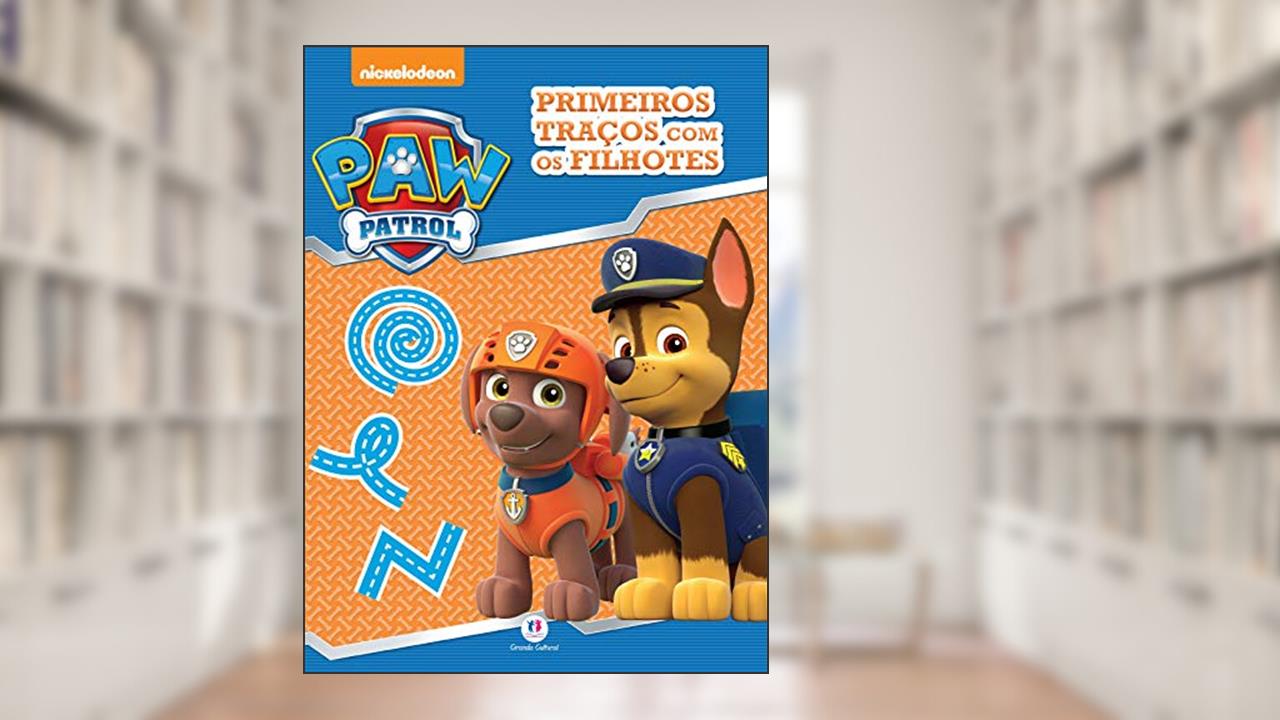 Capa de Patrulha Canina- Primeiros traços com os filhotes, do autor Ciranda Cultural