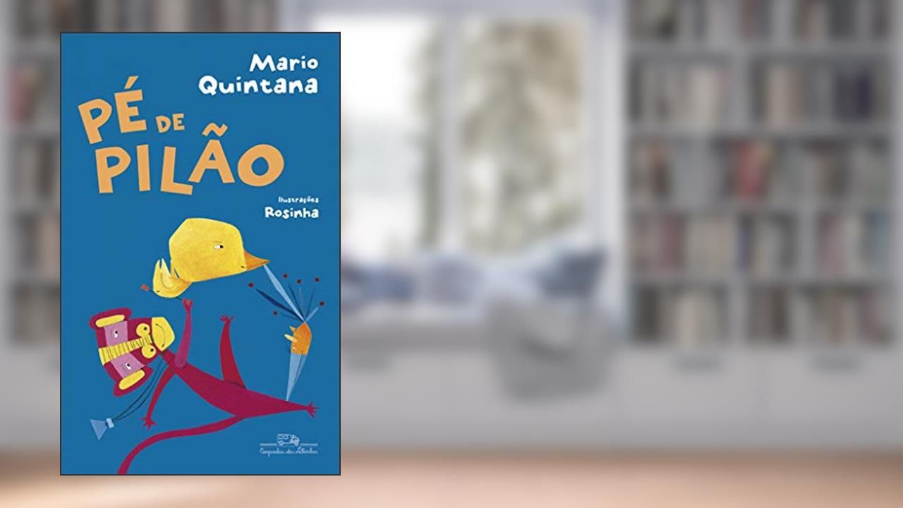 Capa de Pé de pilão, do autor Mário Quintana