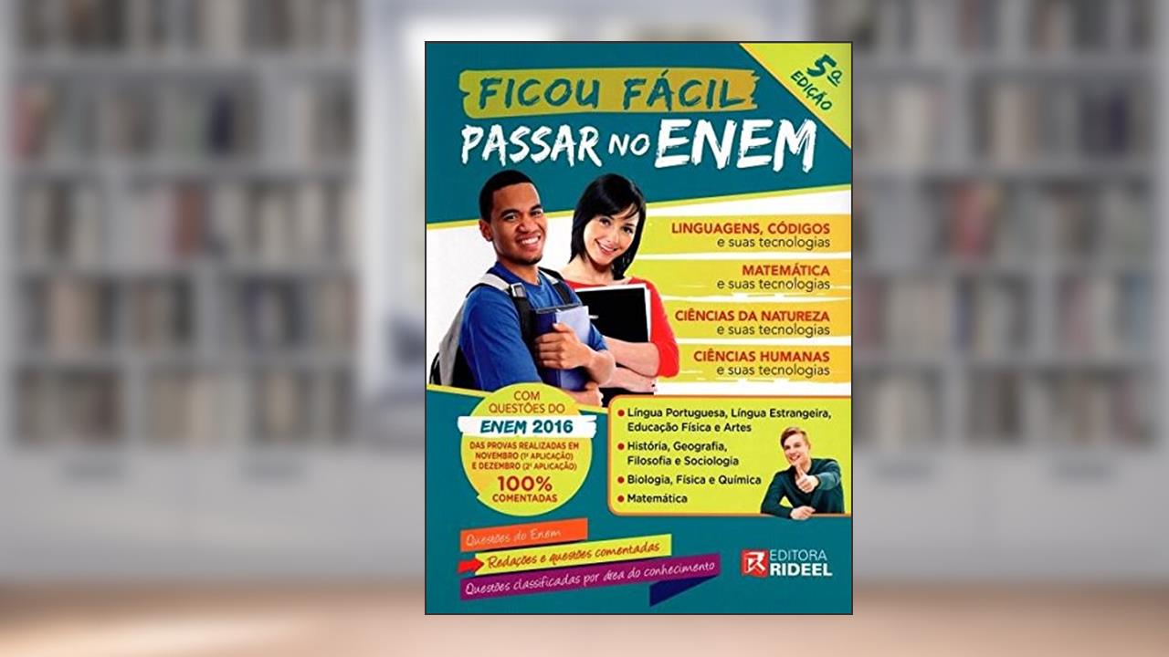 Capa de Ficou Fácil Passar No Enem, do autor Vários Autores