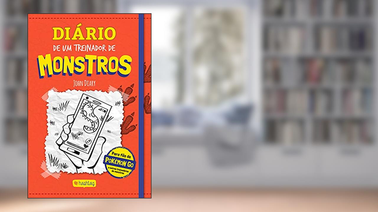 Capa de Diário de um treinador de monstros, do autor John Diary