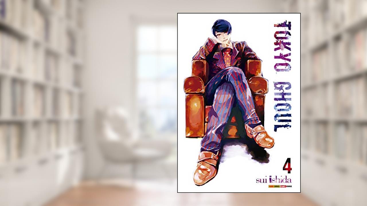 Capa de Tokyo Ghoul Vol. 4, do autor Sui Ishida