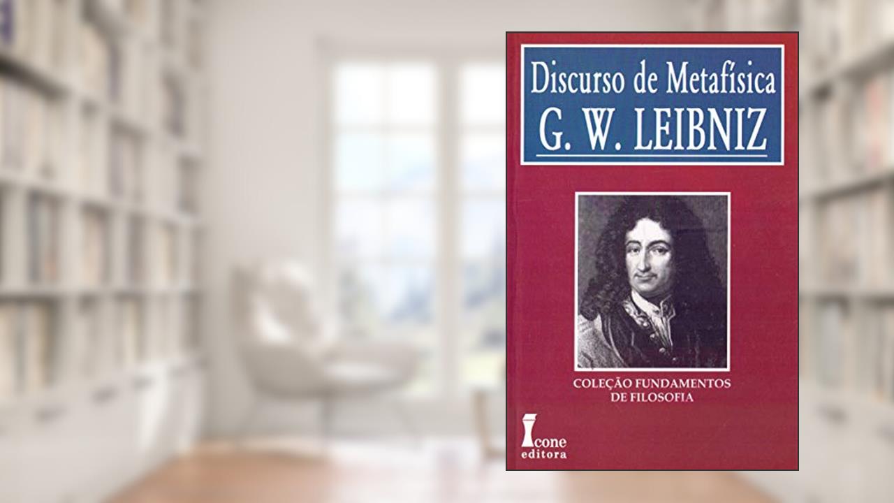 Capa de Discurso de Metafísica, do autor G. W. Leibniz