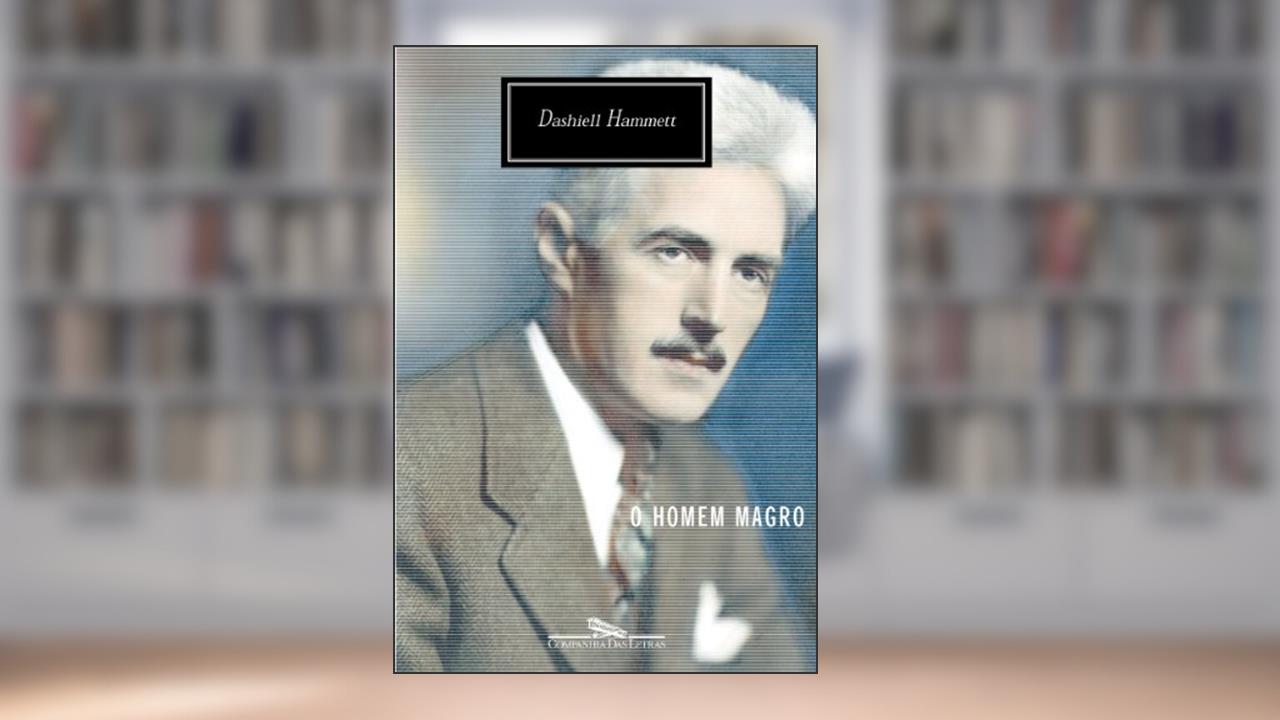Capa de O homem magro, do autor Dashiell Hammett