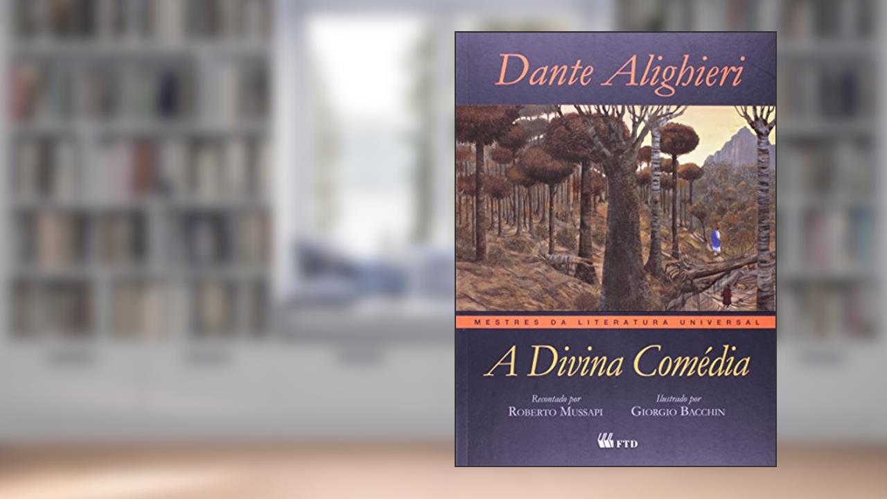 Capa de A Divina Comédia, do autor Dante Alighieri