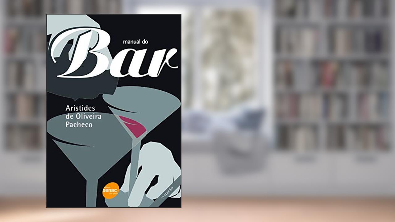 Capa de Manual do bar, do autor Aristides de Oliveira Pacheco