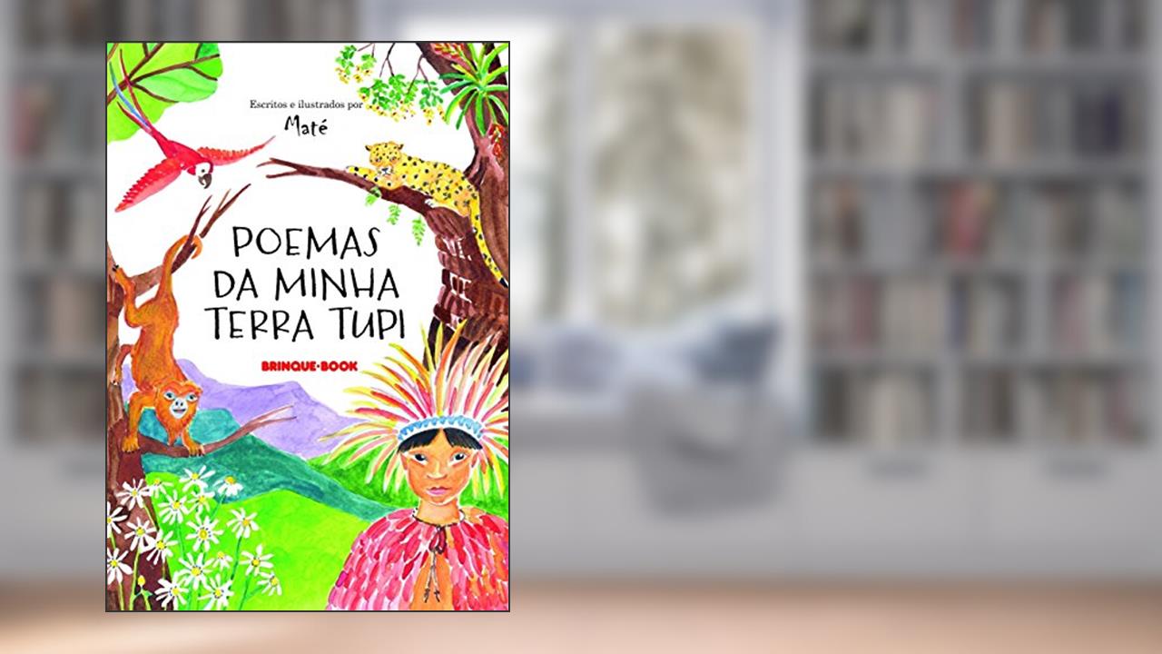 Capa de Poemas da minha terra tupi, do autor Maté