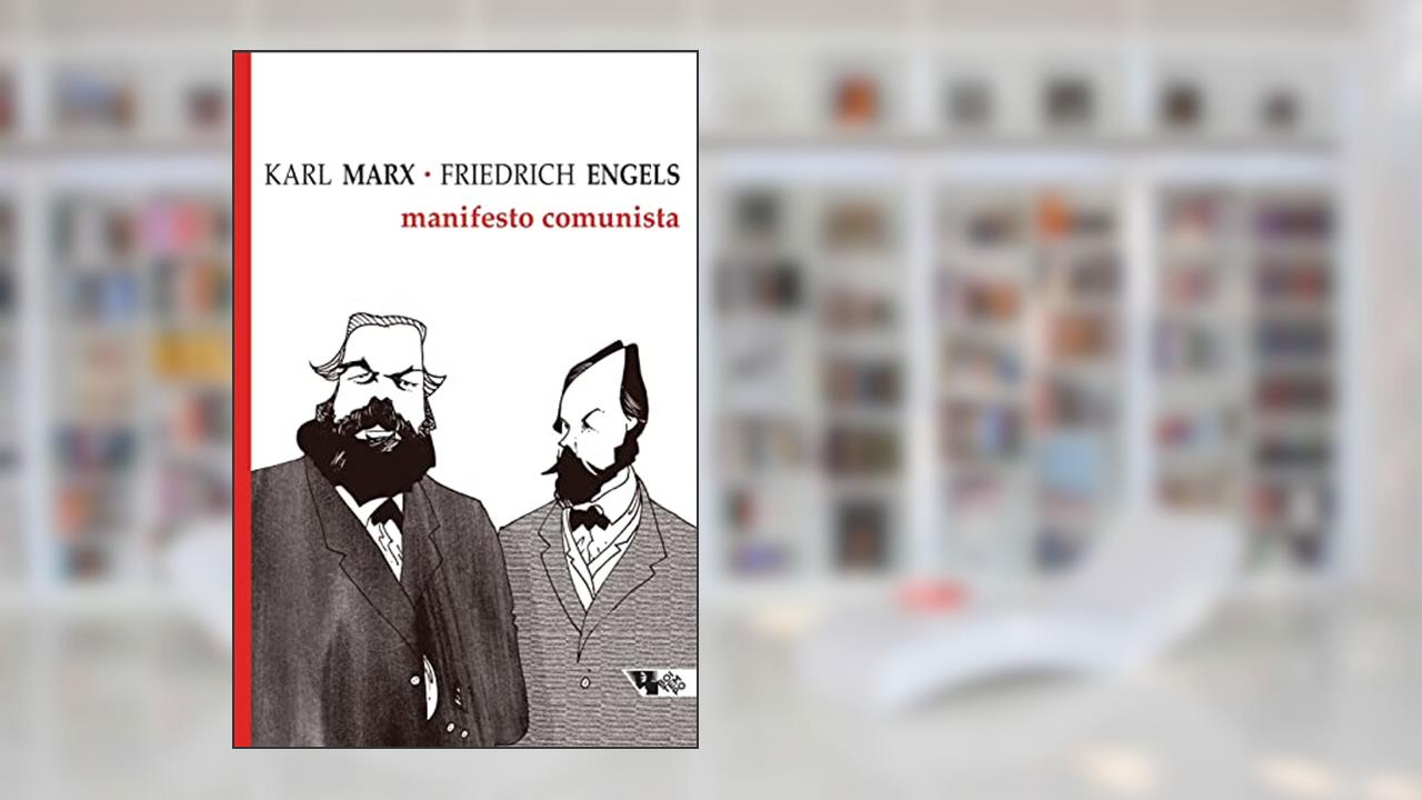 Capa de Manifesto Comunista, do autor Karl Marx; Friedrich Engels