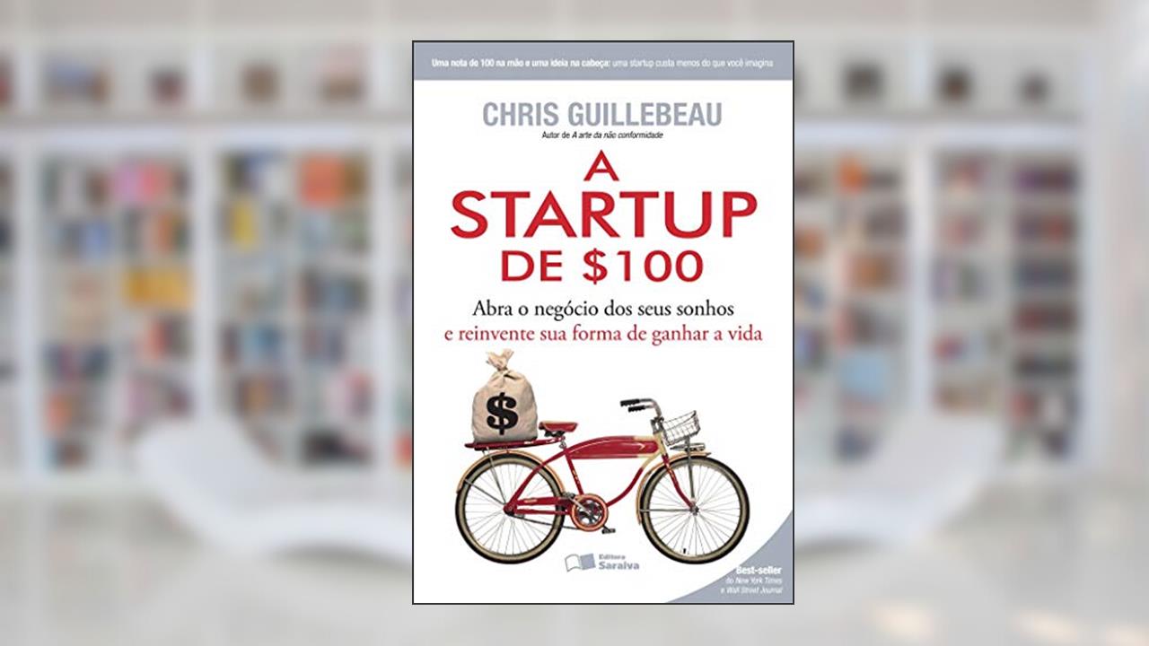 Capa de Startup de $100, do autor Chris Guillebeau