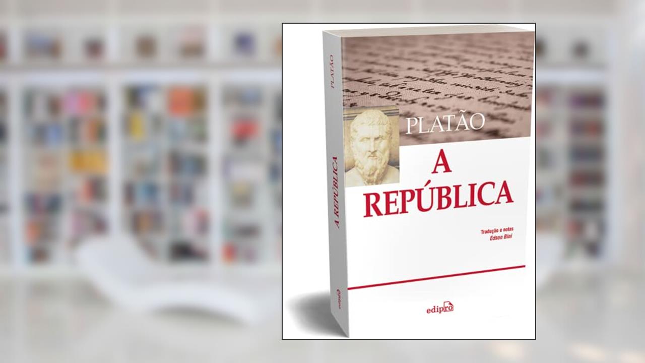 Capa de A República, do autor Platão