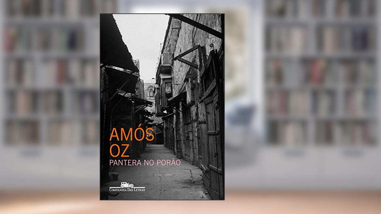 Capa de Pantera no porão, do autor Amós Oz