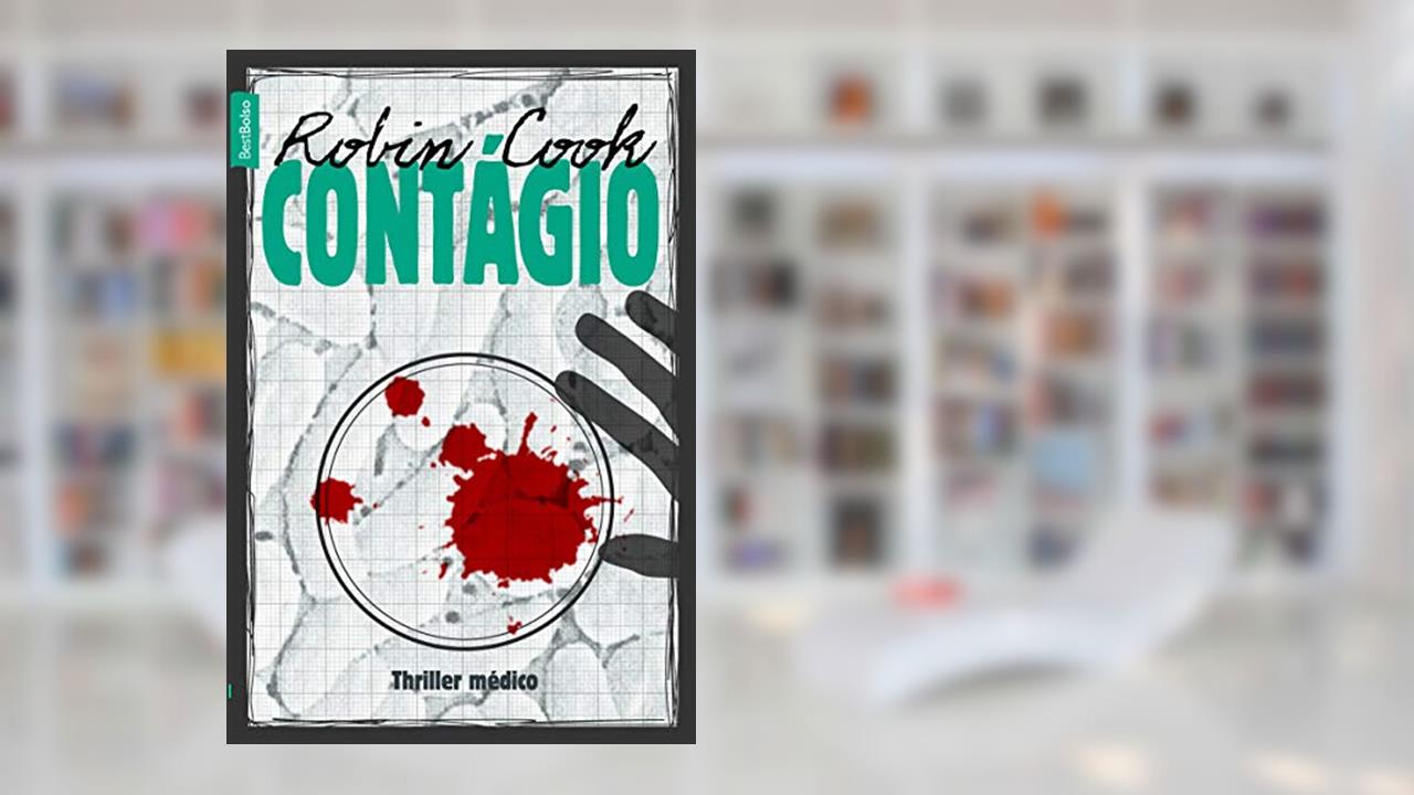 Capa de Contágio (edição de bolso), do autor Robin Cook