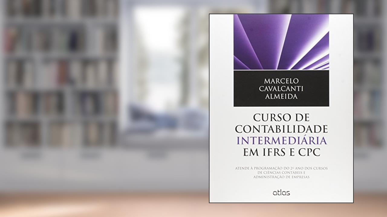 Capa de Curso De Contabilidade Intermediária Em Ifrs E Cpc, do autor Marcelo Cavalcanti Almeida