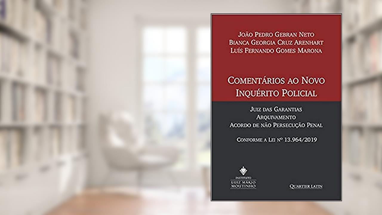 Capa de Comentários Ao Novo Inquérito Policial, do autor João Pedro Gebran Neto
