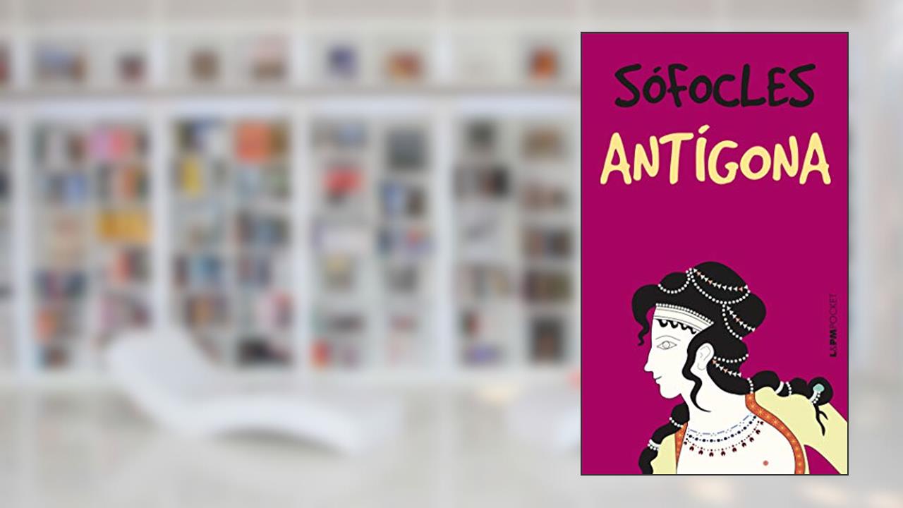 Capa de Antígona, do autor Sófocles
