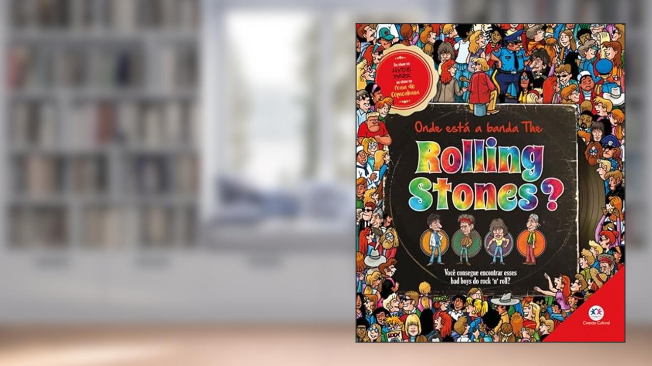 Capa de Onde está a banda The Rolling Stones?, do autor Igloo Books