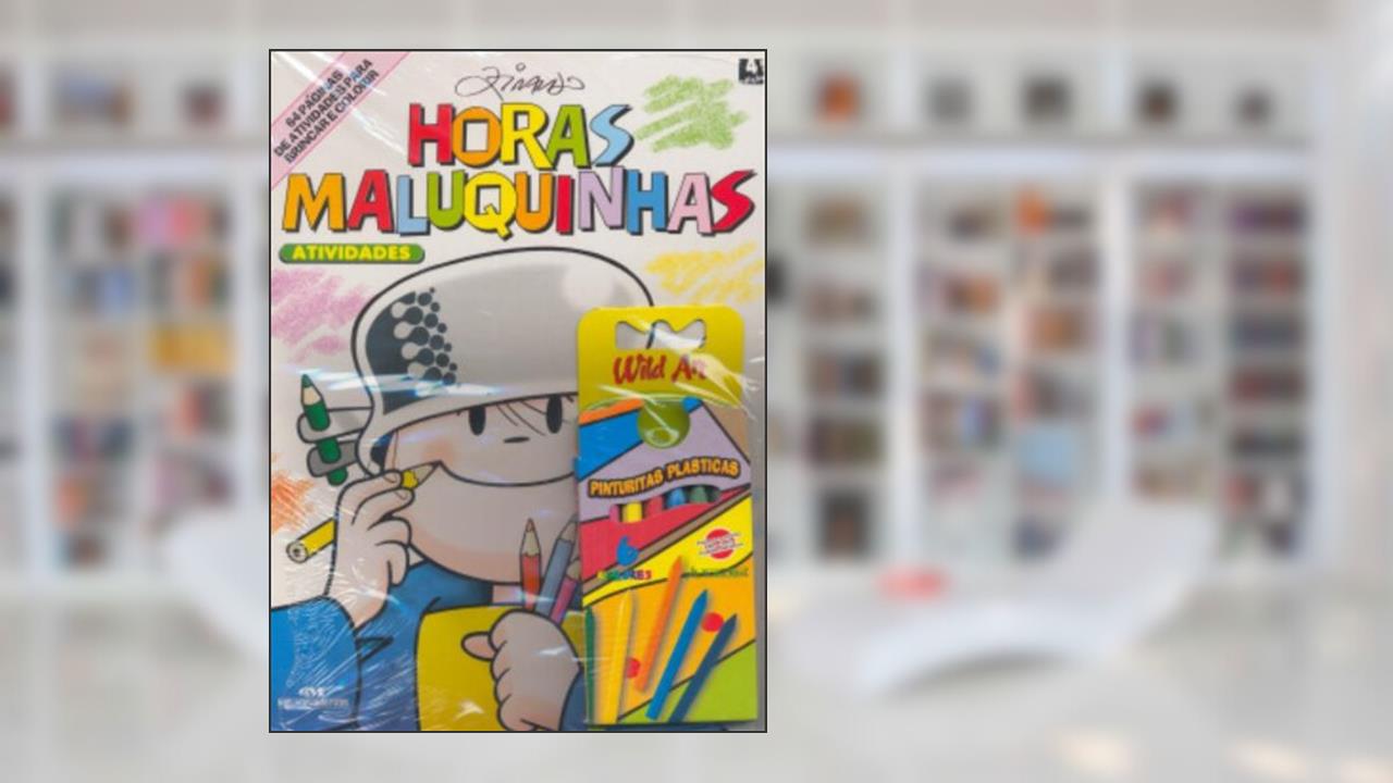 Capa de Horas Maluquinhas. Atividades, do autor Ziraldo Alves Pinto