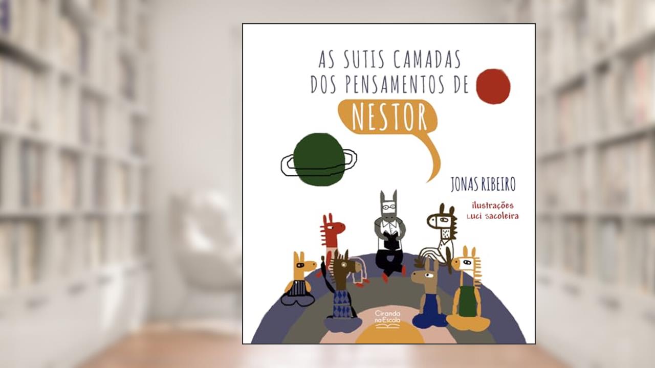 Capa de As sutis camadas dos pensamentos de Nestor, do autor Jonas Ribeiro