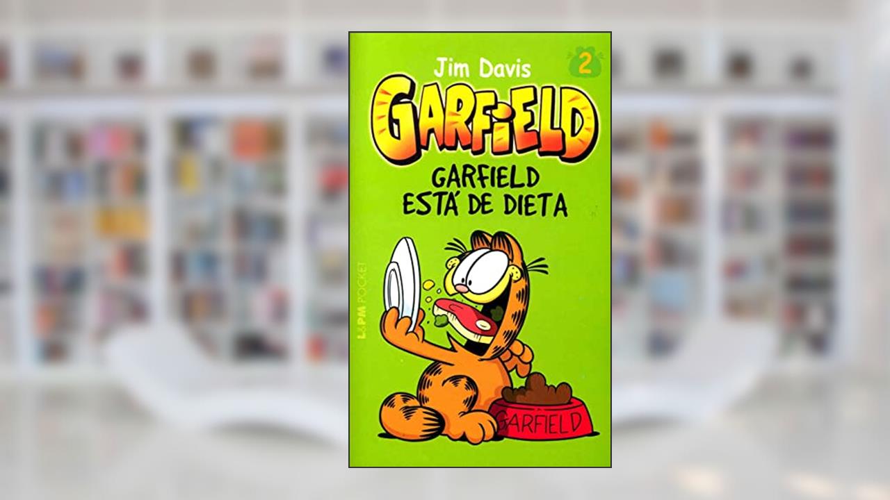 Capa de Garfield 2 - Garfield Está de Dieta, do autor Jim Davis