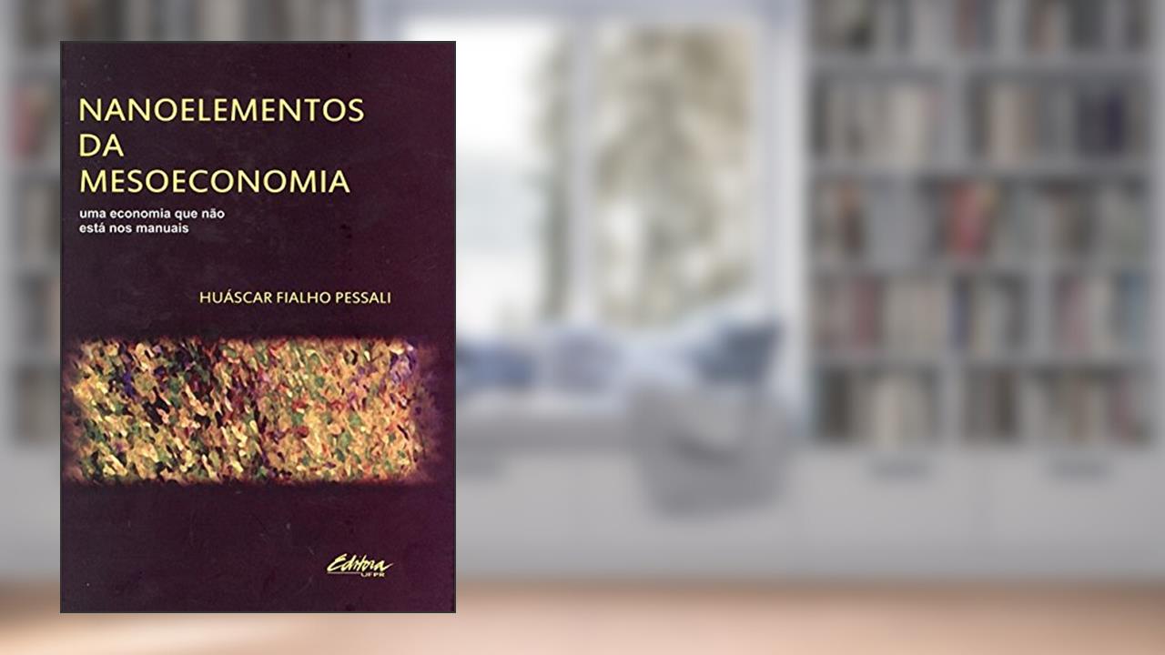 Capa de Nanoelementos da mesoeconomia: Uma economia que não está nos manuais, do autor Huáscar Fialho Pessali