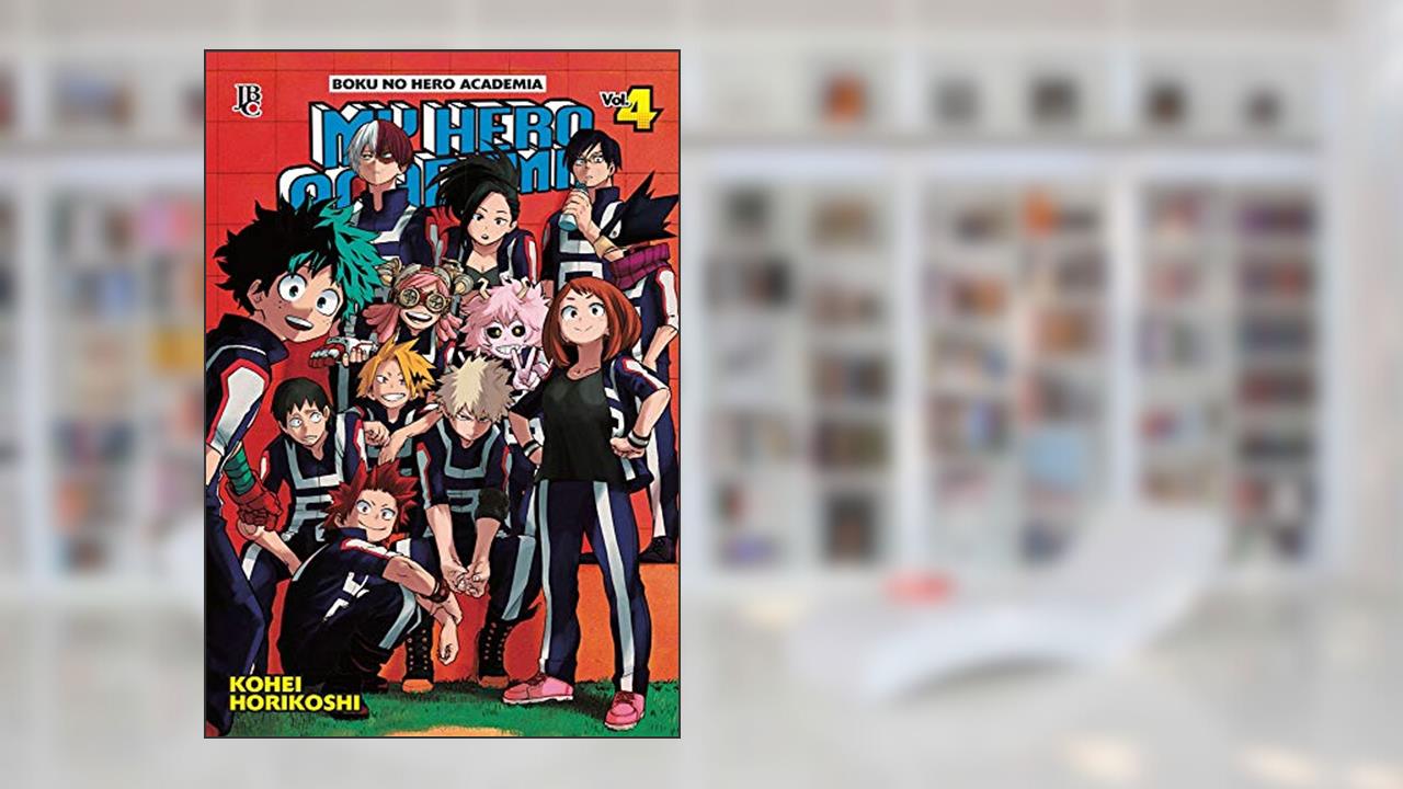 Capa de My Hero Academia - Vol. 4, do autor Kohei Horikoshi