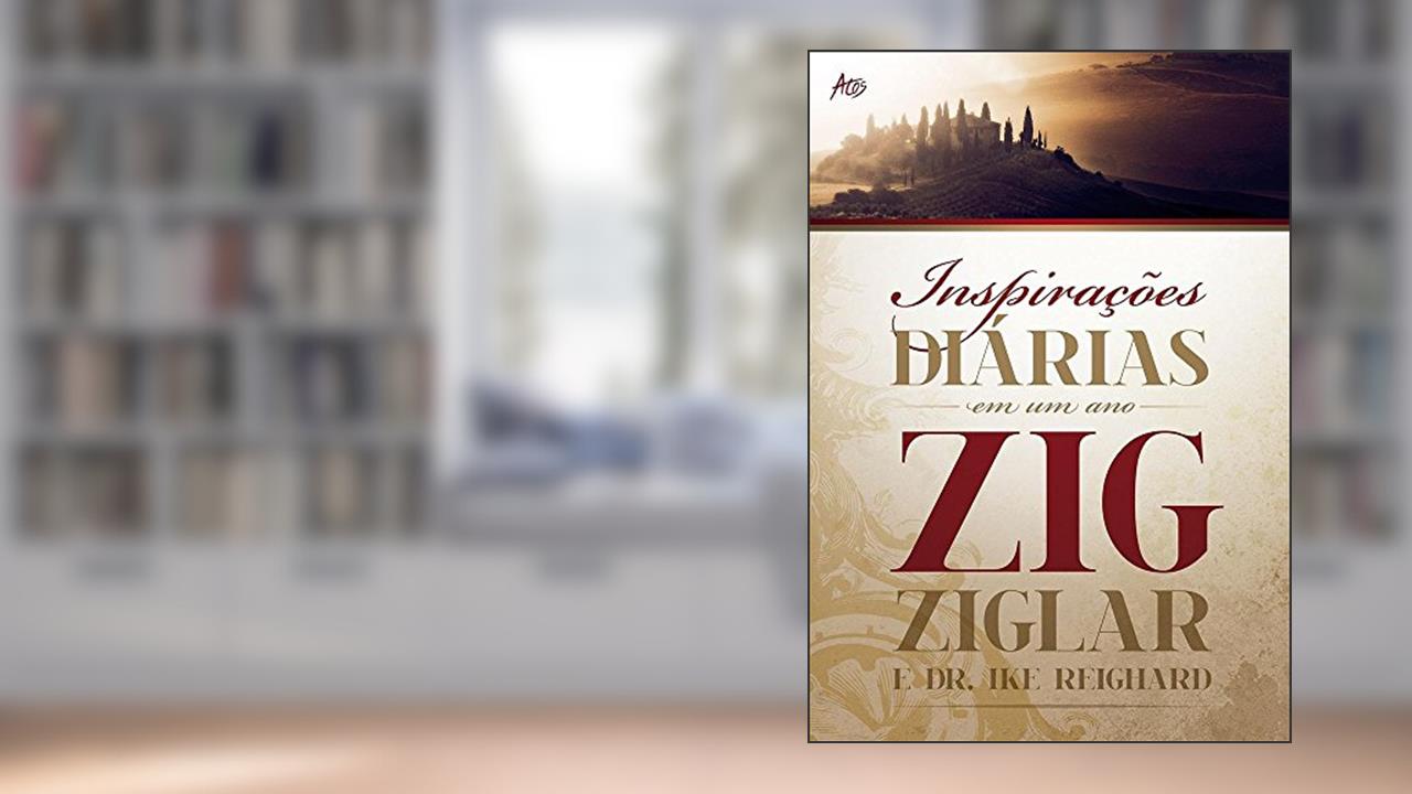 Capa de Inspirações Diárias. Em Um Ano, do autor Zig Ziglar