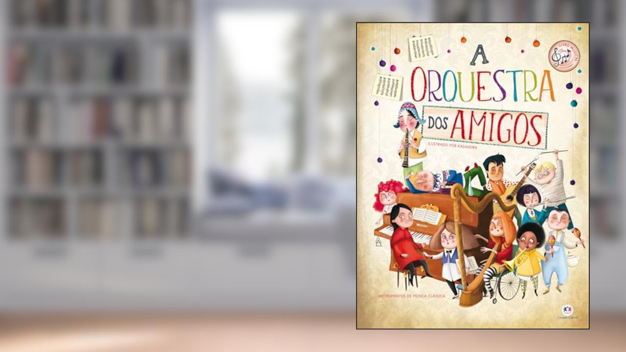 Capa de A orquestra dos amigos, do autor Eliseo García