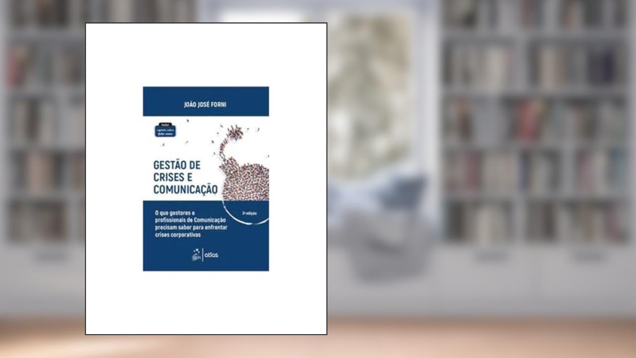 Capa de Gestão de Crises e Comunicação, do autor João José FORNI